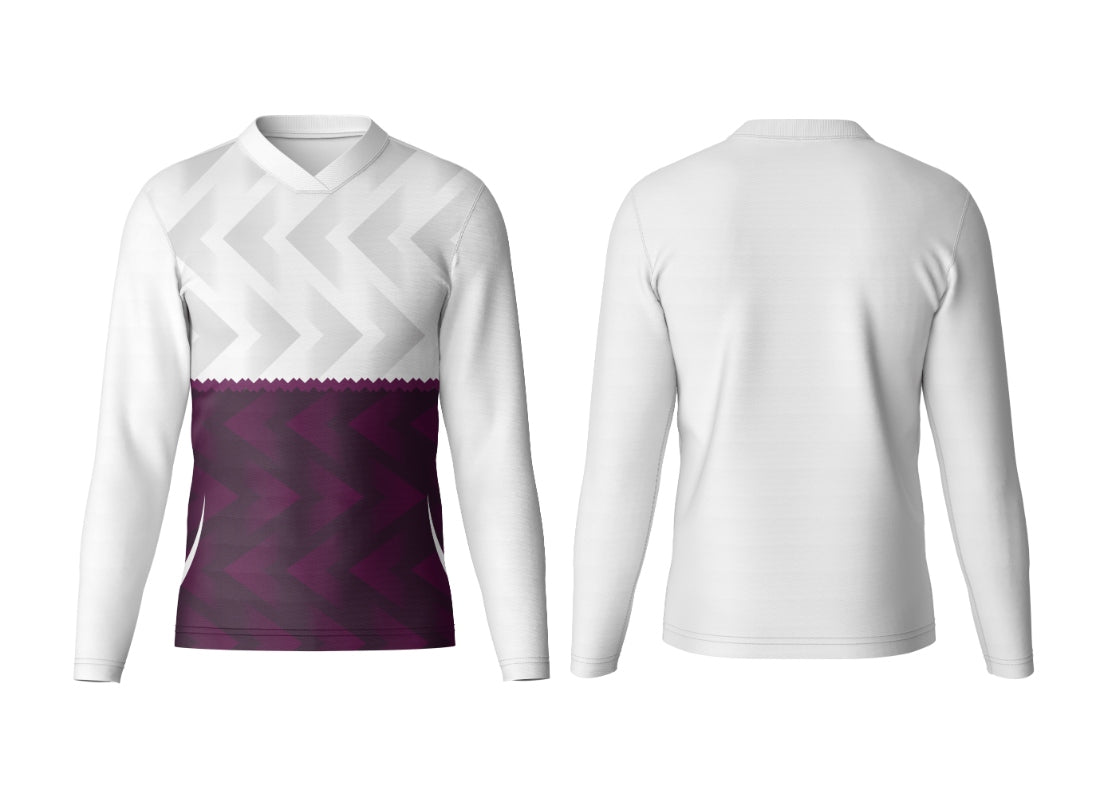 Personalized V Neck Full Sleeve Uniform Jersey