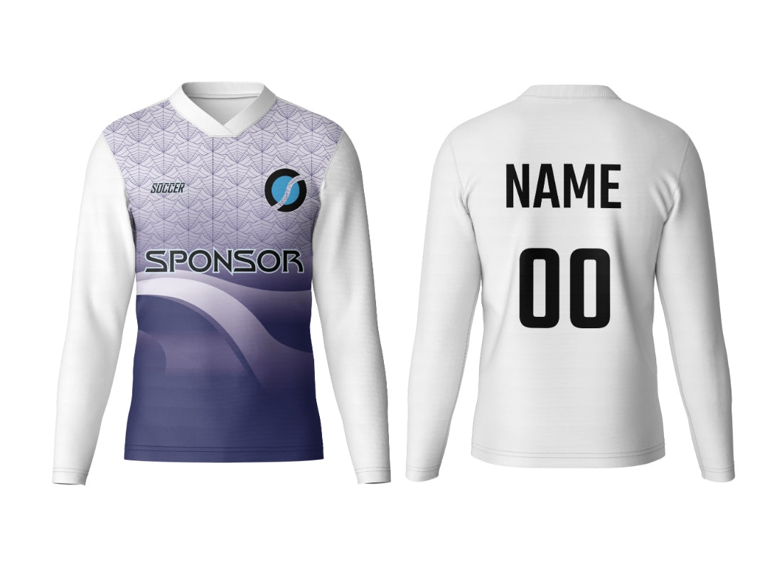 V Neck Full Sleeve Match Jersey  Full Custom