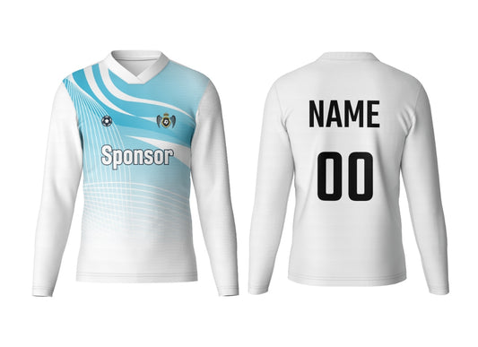 V Neck Full Sleeve Jersey for Teams and Clubs