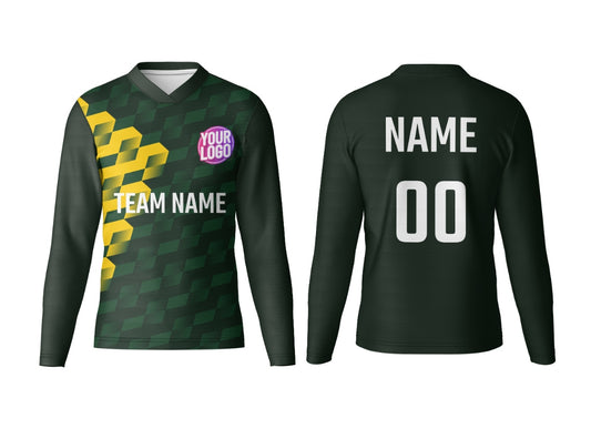 Custom Tournament V Neck Full Sleeve Jersey