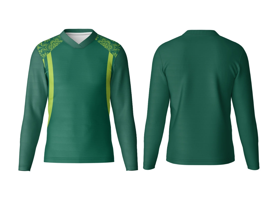 Personalized V Neck Full Sleeve Sportswear Jersey