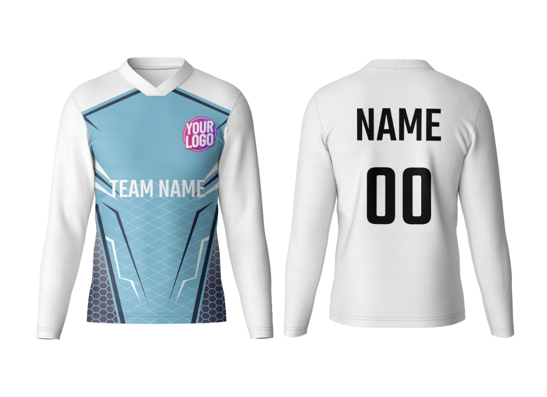Elite Custom Full Sleeve V-Neck Jersey