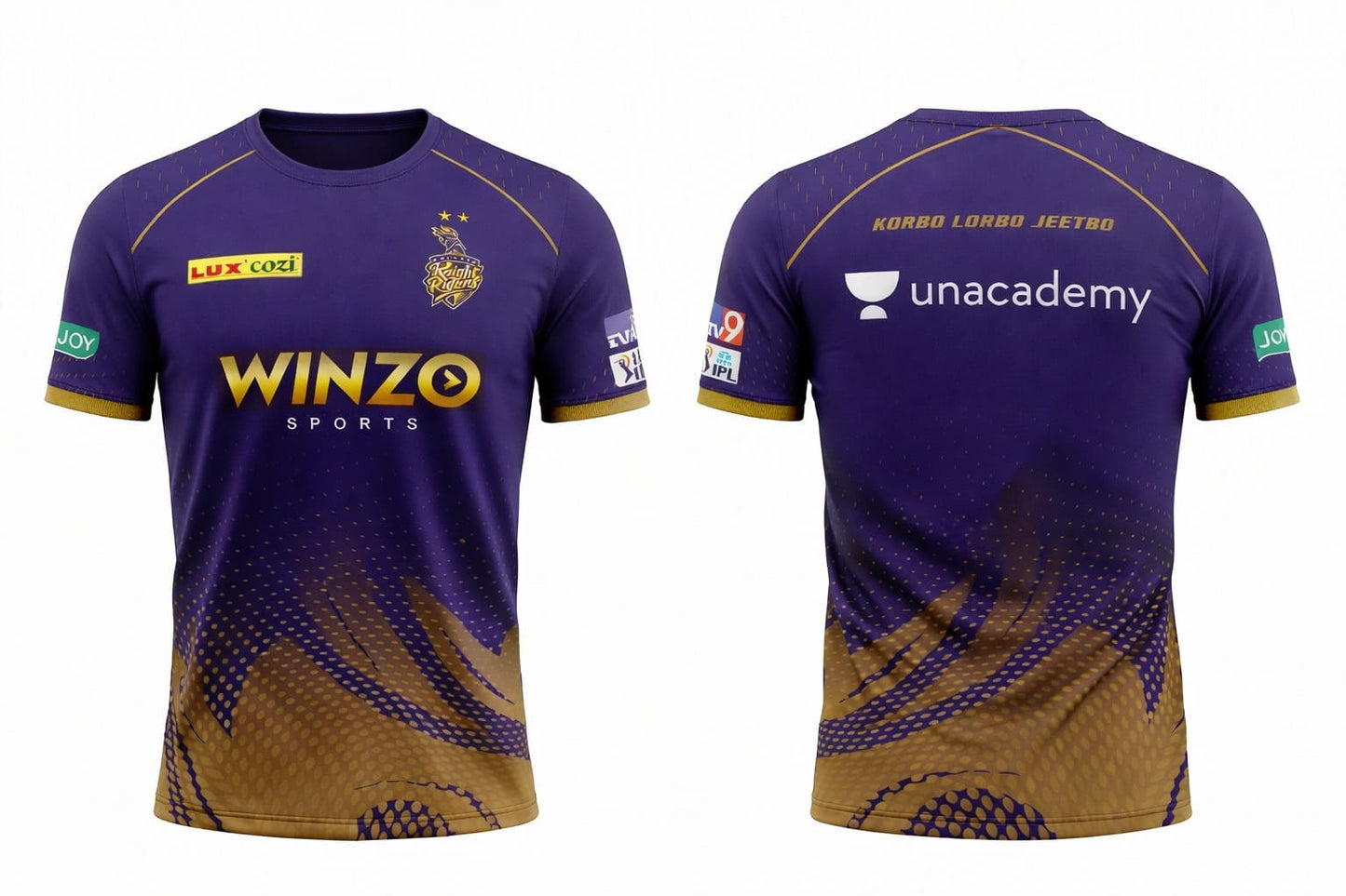 JerseyJunction Kolkata Knight Riders round neck IPL Jersey 2022