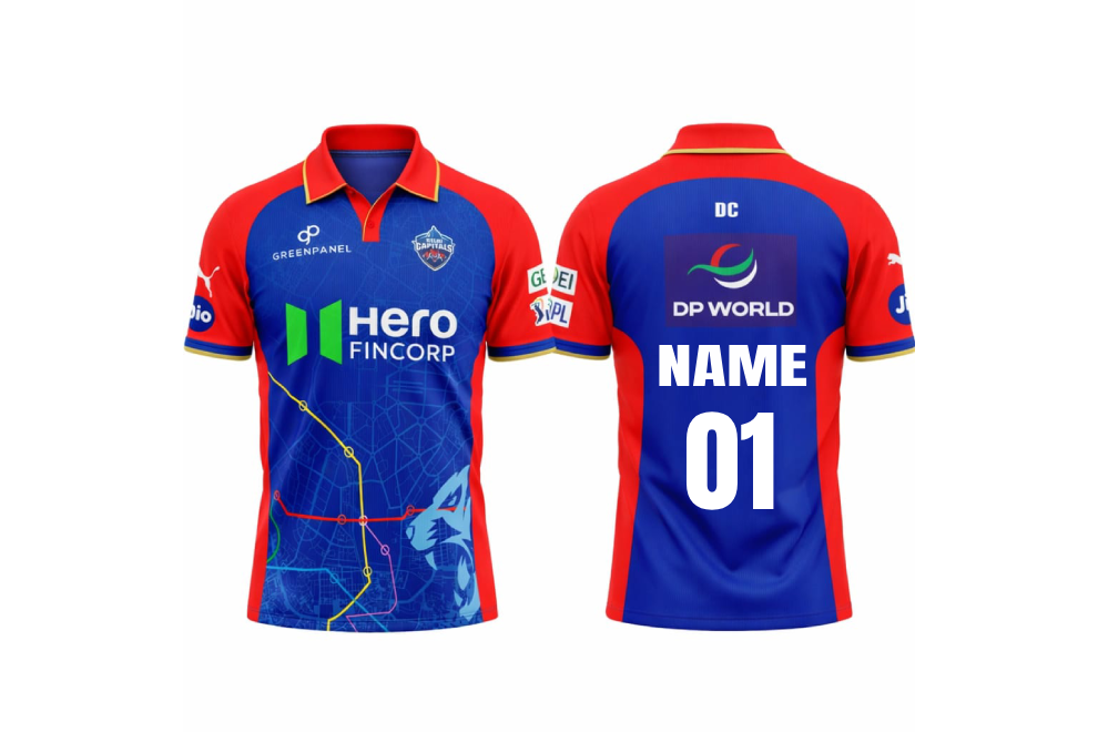 JerseyJunction Customized Delhi Capitals IPL Jersey 2024