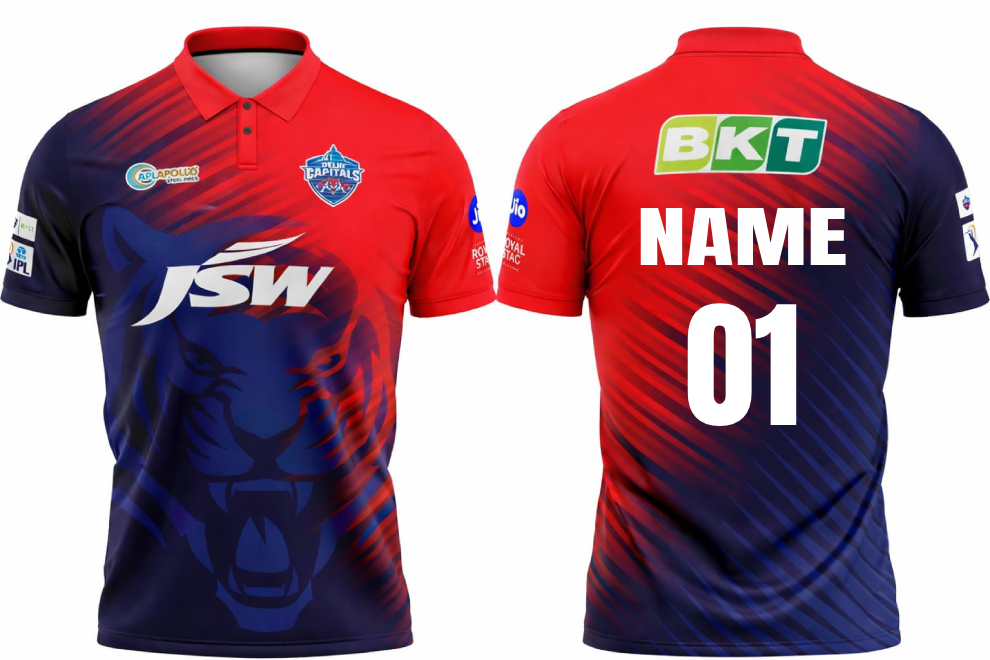 JerseyJunction Customized Delhi IPL Jersey 2022
