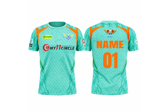 JerseyJunction customized Lucknow Super Giants IPL Replica jersey 2022