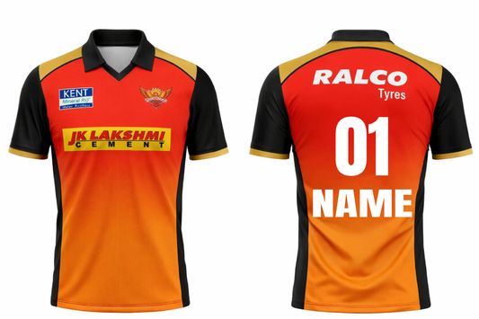 JerseyJunction Customized Sunrisers Hyderabad IPL Replica Jersey 2022