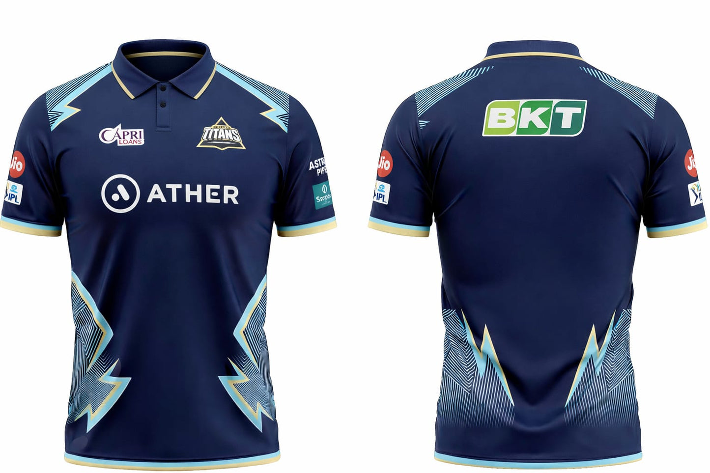 JerseyJunction Customized Gujarat Titans IPL Cricket Jersey 2022