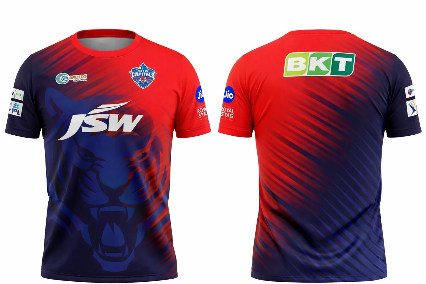 JerseyJunction Customized Delhi IPL Jersey round neck 2022