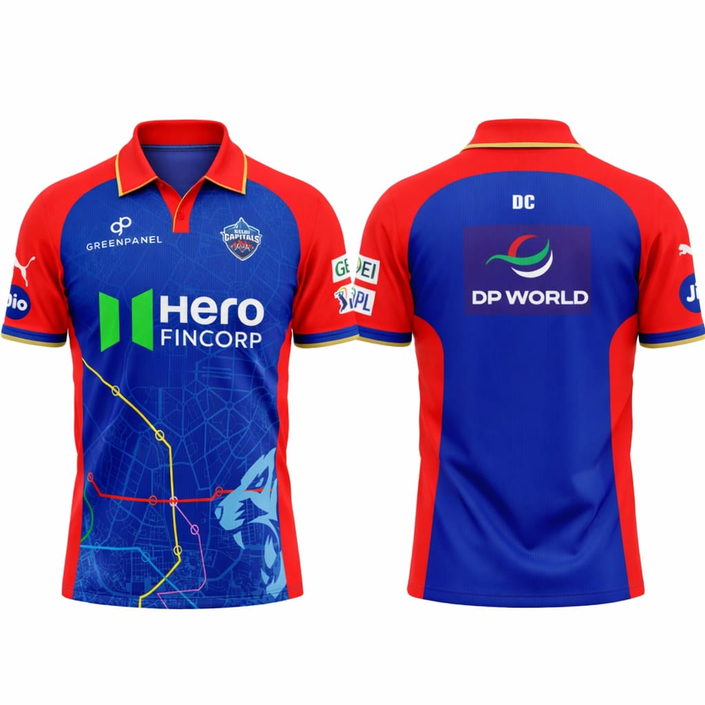 JerseyJunction Customized Delhi Capitals IPL Jersey 2024