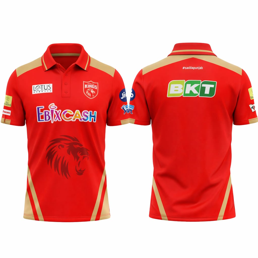 JerseyJunction Customized Punjab Kings IPL Jersey 2024
