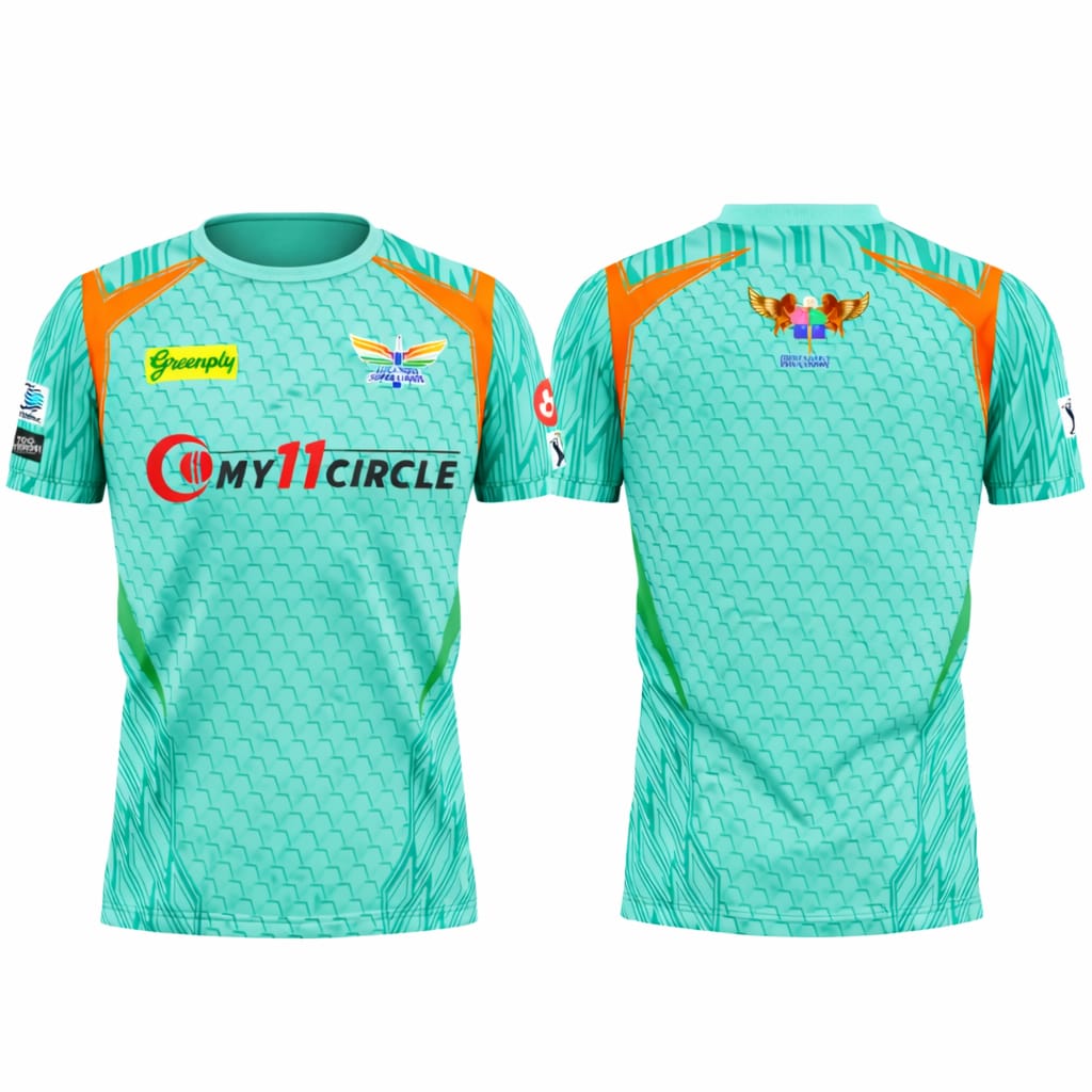 JerseyJunction customized Lucknow Super Giants IPL Replica jersey 2022