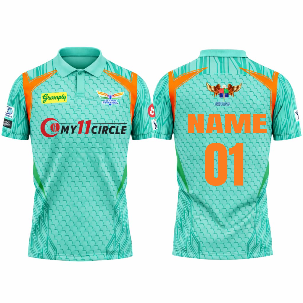 JerseyJunction Customized Lucknow Super Giants IPL Replica jersey 2022