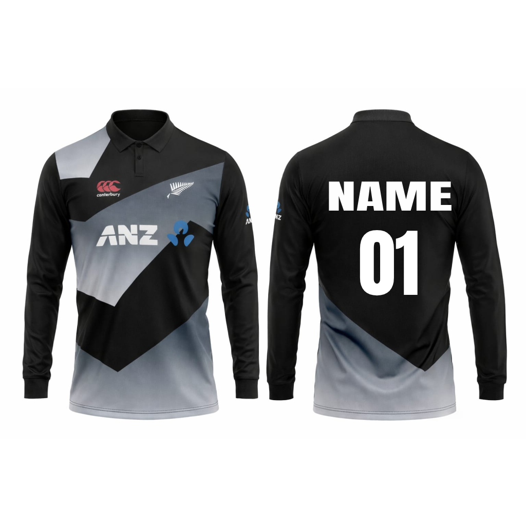 JerseyJuntion Customized Replica New Zealand World Cup 2022 Full Sleeves Jersey