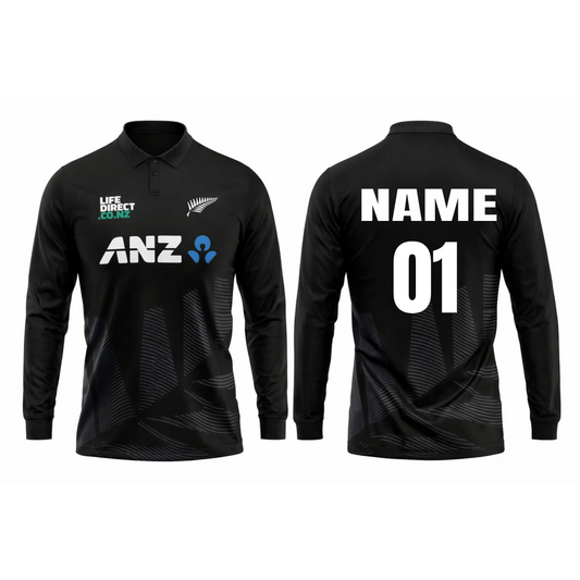 JerseyJuntion Customized Replica New Zealand World Cup 2025 full Sleeves Jersey