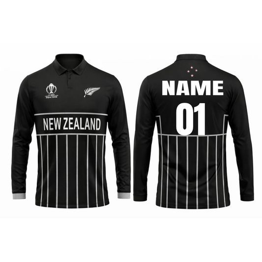 JerseyJuntion Customized Replica New Zealand World Cup 2023 full Sleeves Jersey