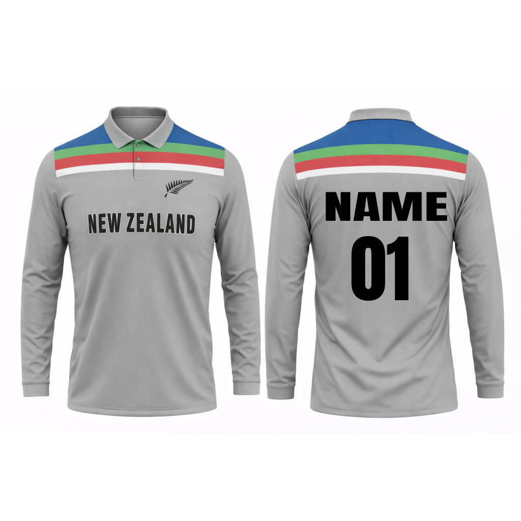 JerseyJuntion Customized Replica New Zealand World Cup 1992 Full Sleeves Jersey