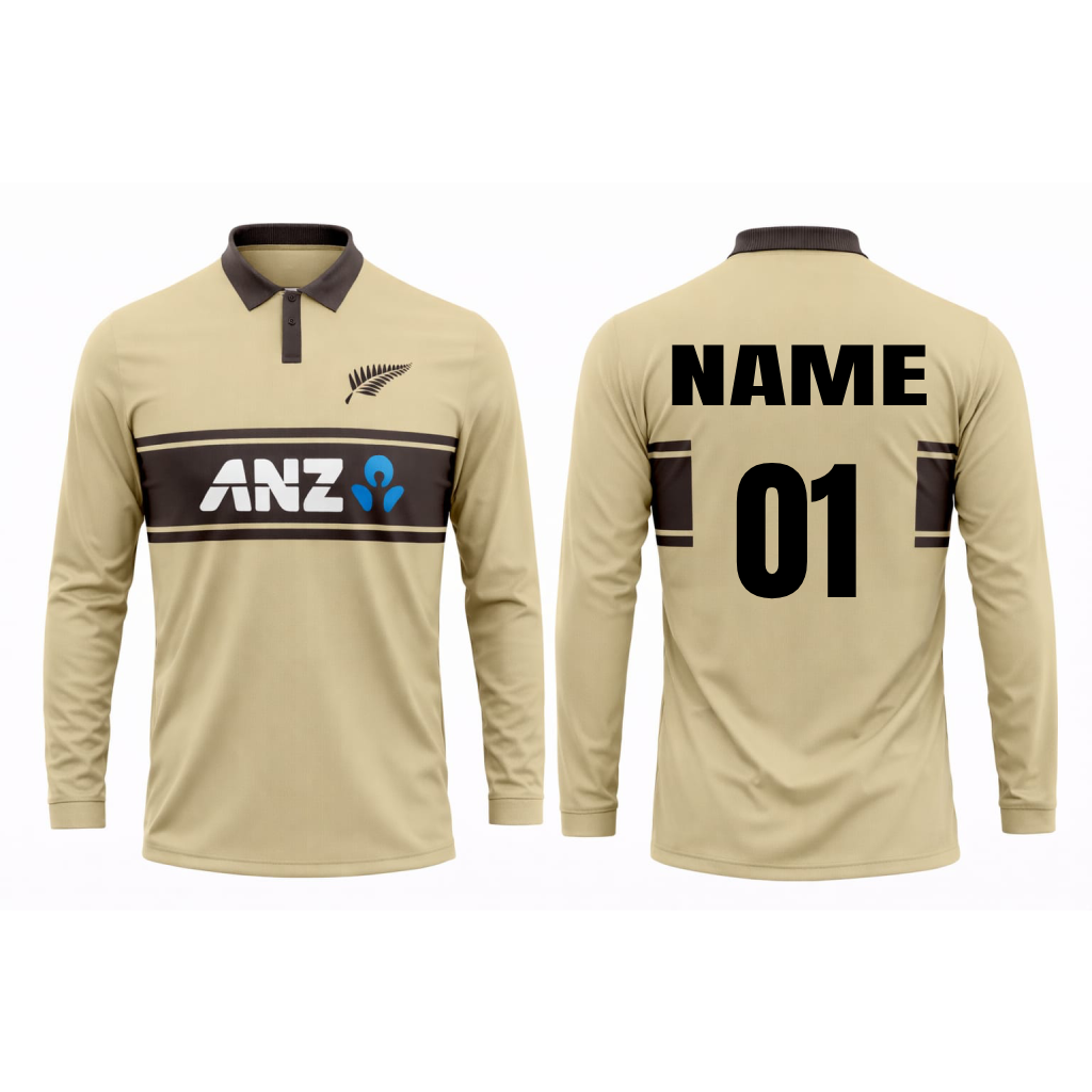 JerseyJuntion Customized Replica New Zealand World Cup 1988 full Sleeves Jersey