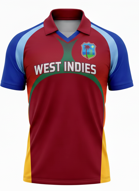 JerseyJunction Customized Replica West Indies World Cup 2010 Half Sleeves Cricket Jersey
