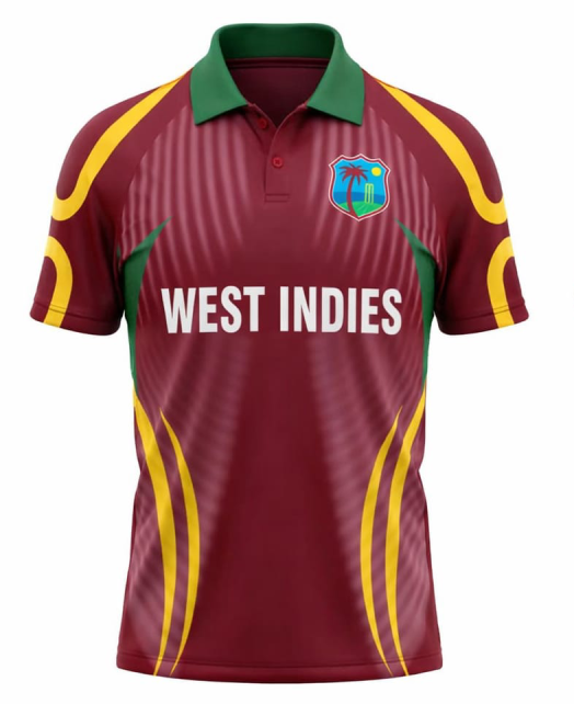 JerseyJunction Customized Replica West Indies World Cup 2009 Half Sleeves Cricket Jersey
