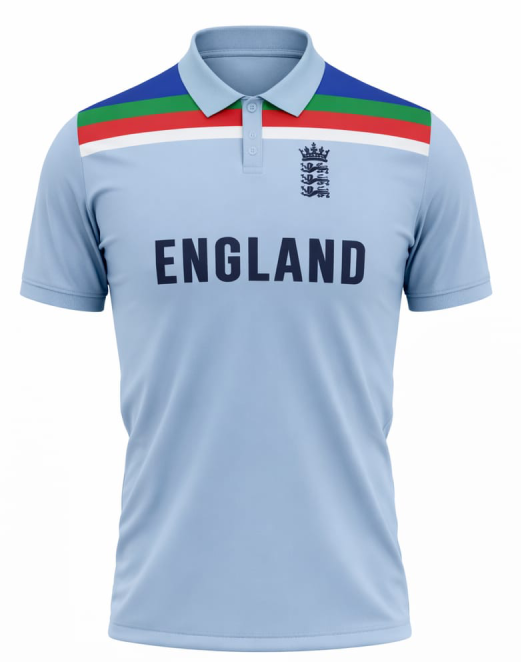 JerseyJunction Customized England Replica World Cup 2019 Half Sleeves Cricket Jersey