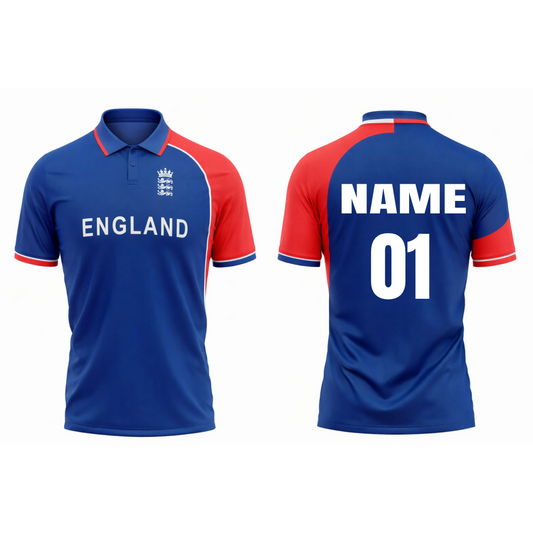 JerseyJunction Customized Replica England World Cup 2007 Half Sleeves Jersey