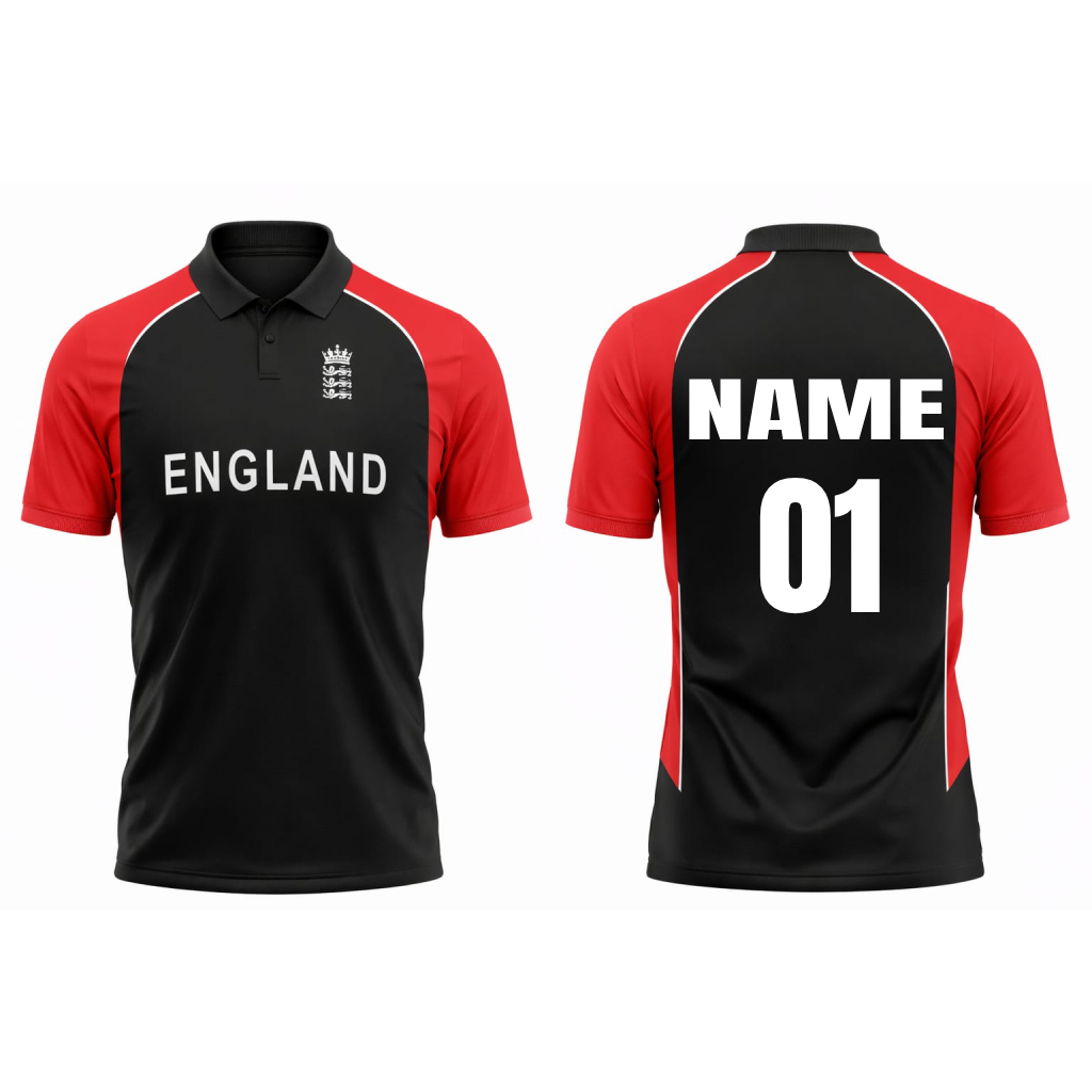 JerseyJunction Customized England Replica World Cup 2011 Half Sleeves Cricket Jersey