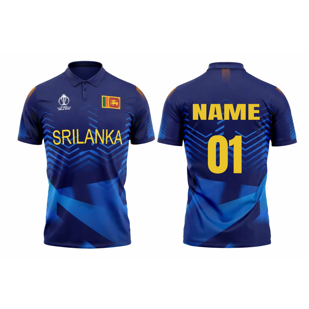 JerseyJunction Customized Sri lanka Replica World Cup 2023 Half Sleeves Cricket Jersey