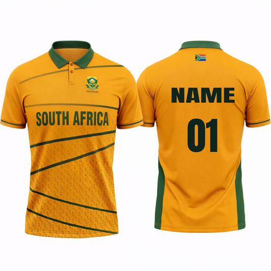 JerseyJunction Customized Replica South Africa 2022 World Cup Cricket Jersey