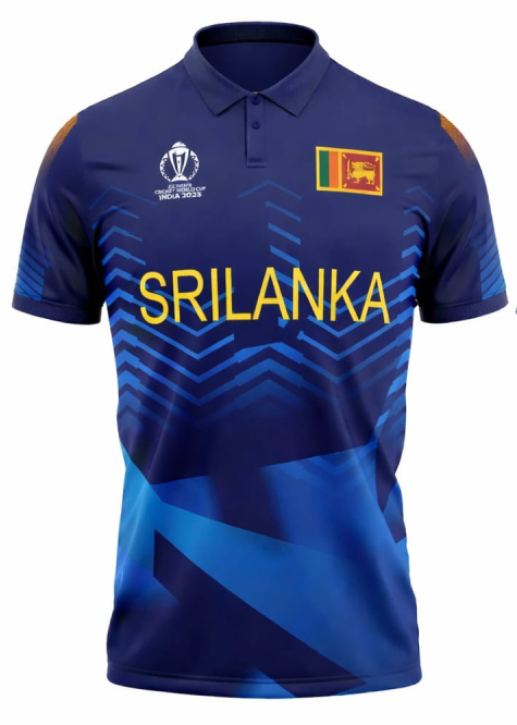 JerseyJunction Customized Sri lanka Replica World Cup 2023 Half Sleeves Cricket Jersey