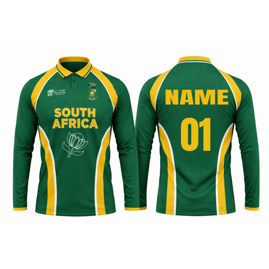 JerseyJuntion Customized Replica South Africa full sleeves 2007 World Cup Jersey