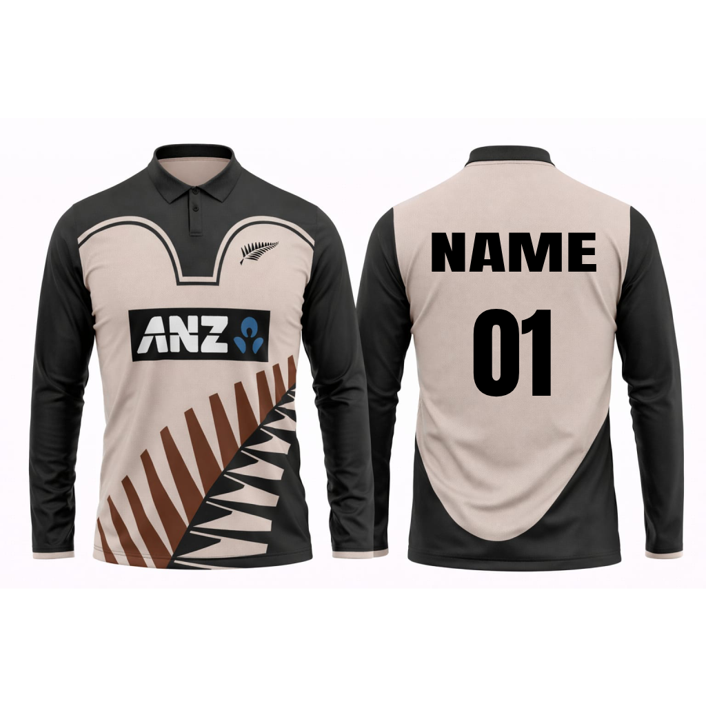 JerseyJuntion Customized Replica New Zealand World Cup 2019 Full Sleeves Jersey