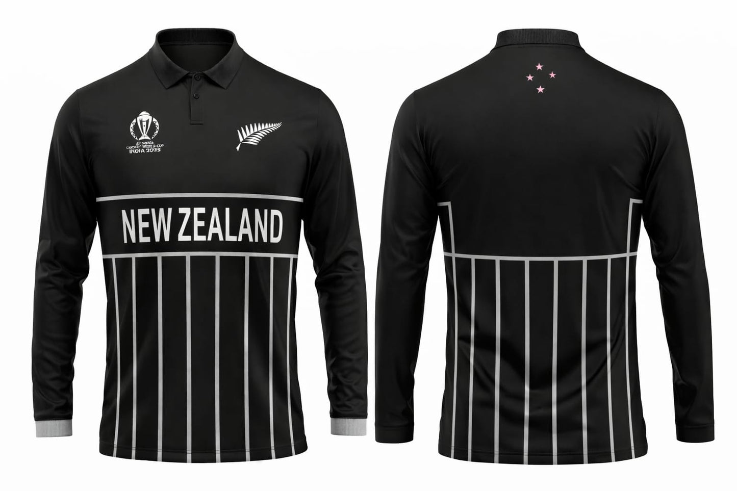 JerseyJuntion Customized Replica New Zealand World Cup 2023 full Sleeves Jersey