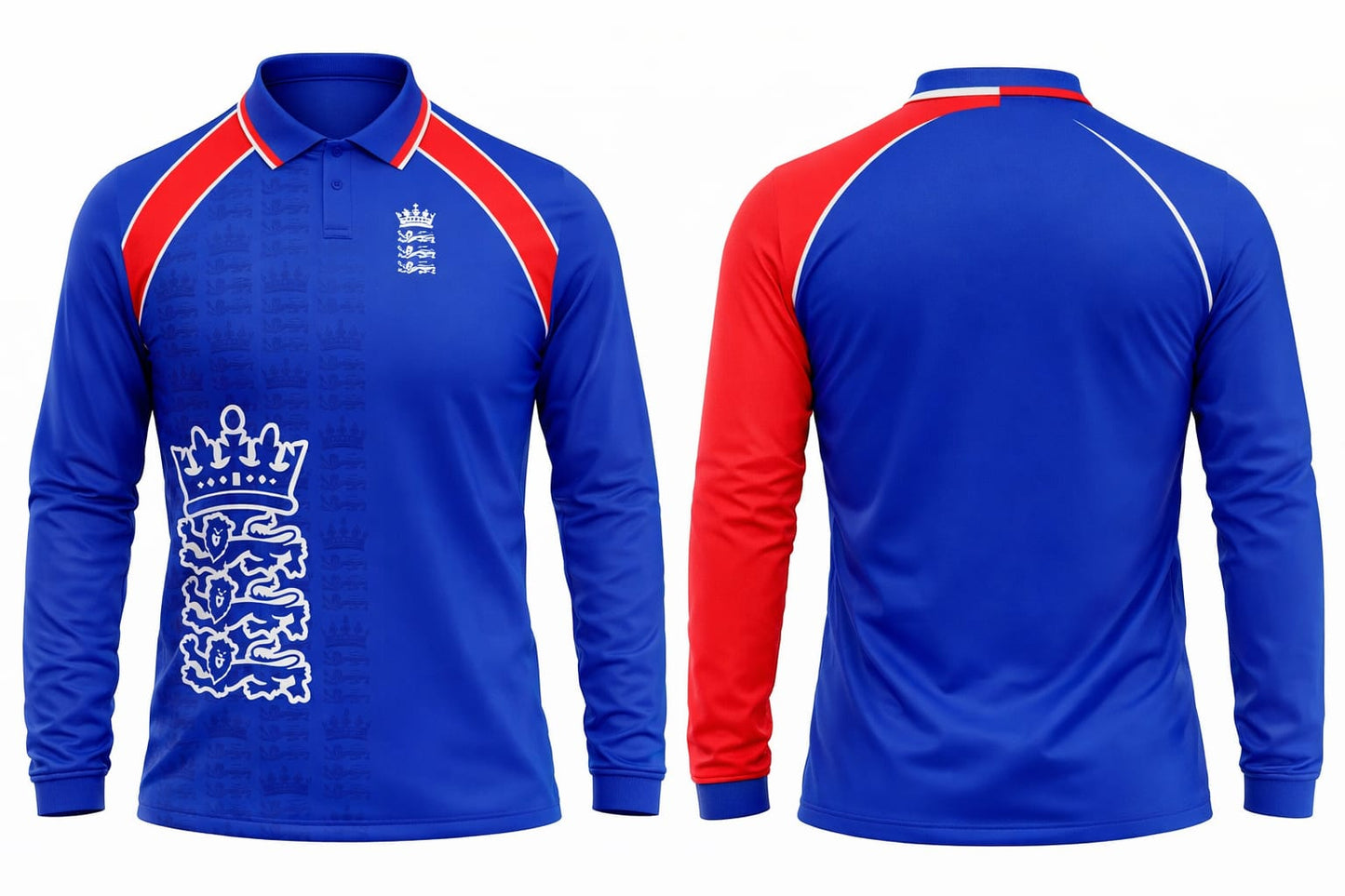 JerseyJuntion Customized Replica England World Cup 1999 full Sleeves Fan Jersey
