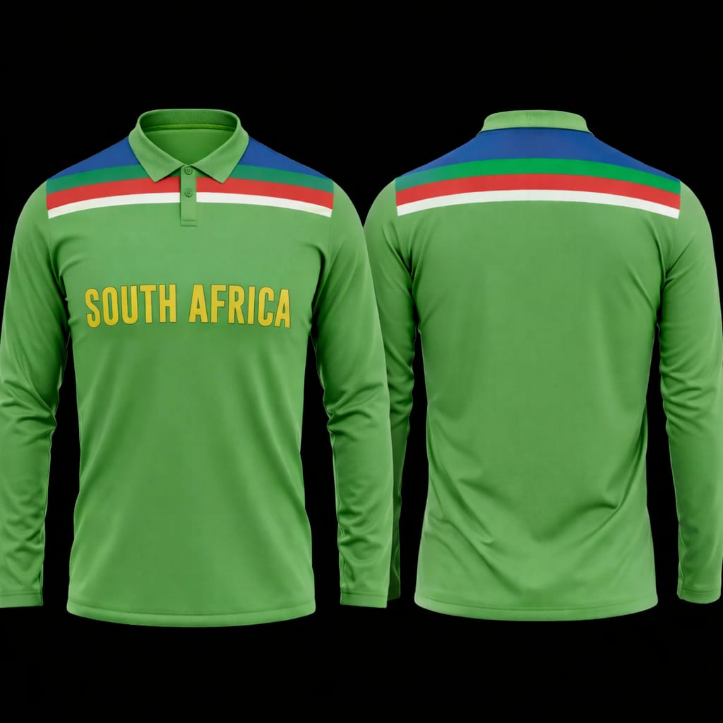 JerseyJuntion Customized Replica South Africa 1992 T20 World Cup Full Sleeves Fan Jersey