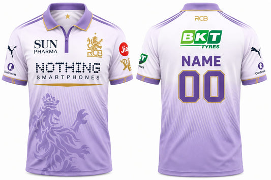 JerseyJunction Customized RCB Jersey Concept lavender