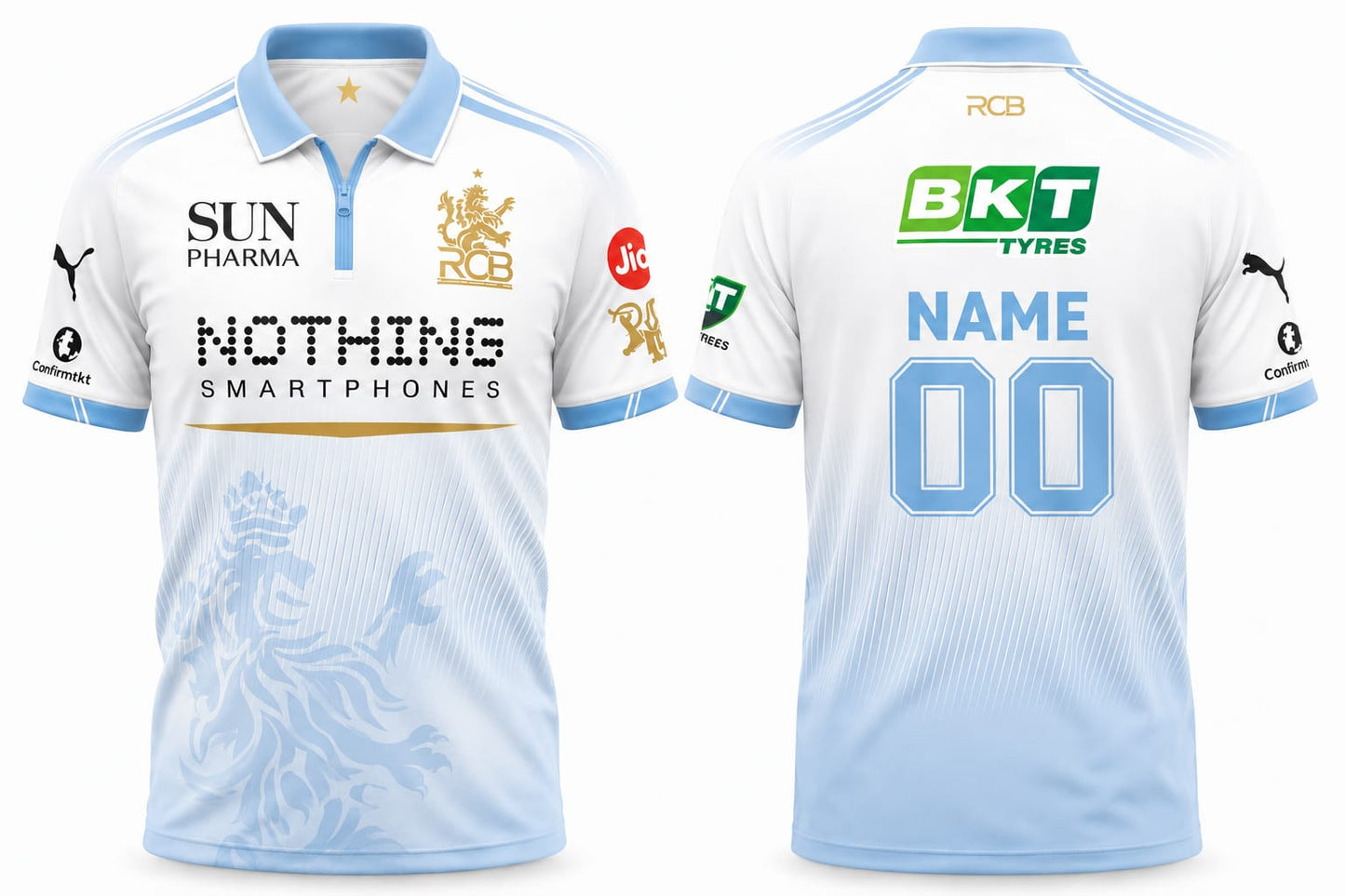 JerseyJunction Customized RCB Jersey Concept white and blue