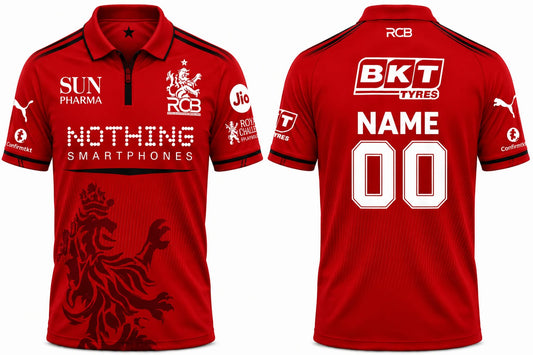 JerseyJunction Customized RCB Jersey Concept red
