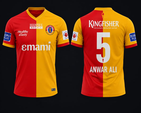 JerseyJuntion Customized Replica East Bengal jersey ANWAR ALI