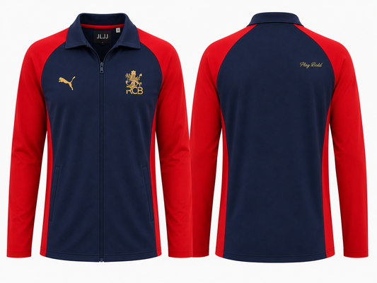 JerseyJunction Customized RCB Black red travel jacket
