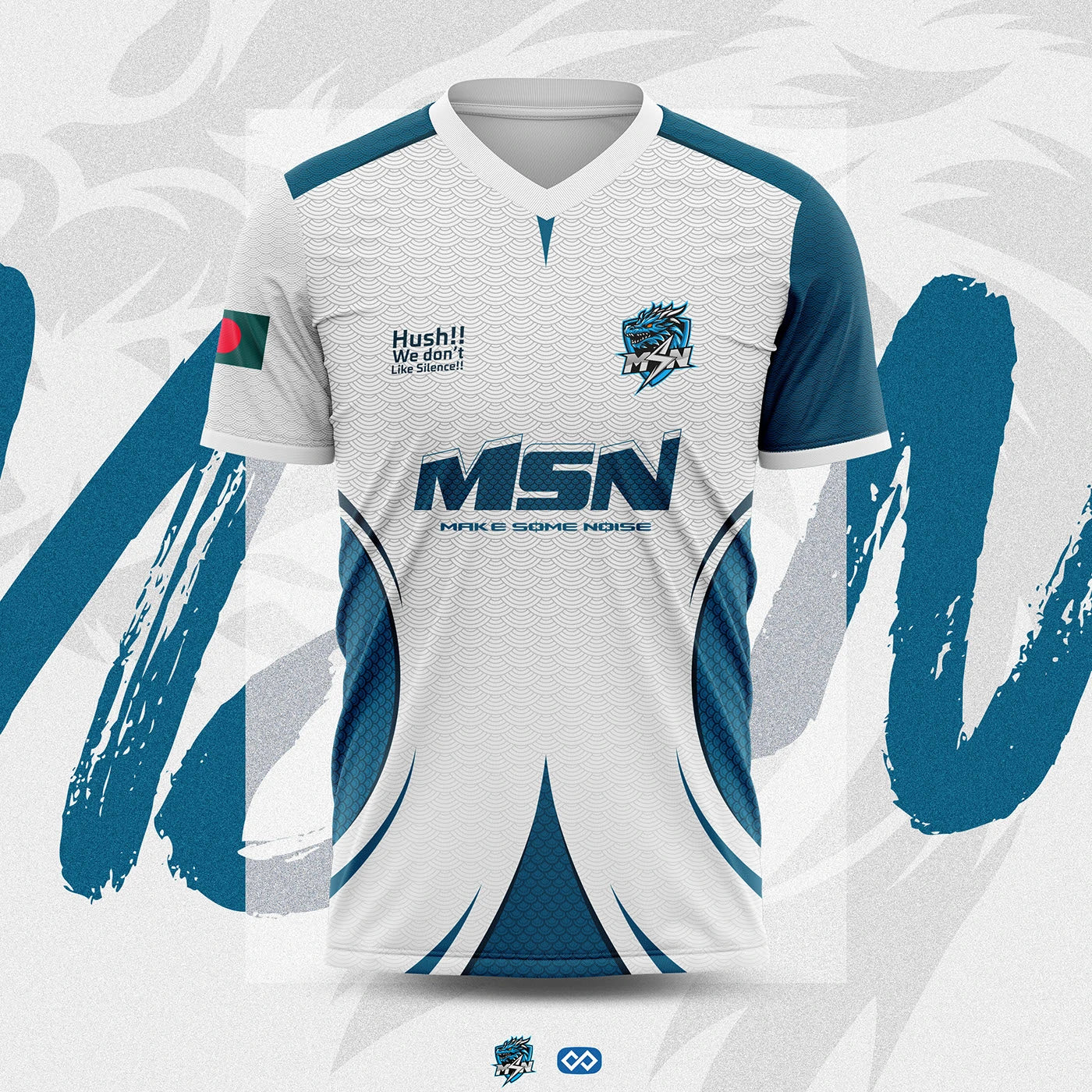 Msn Customized Esports Gaming Jerseys – Add Name