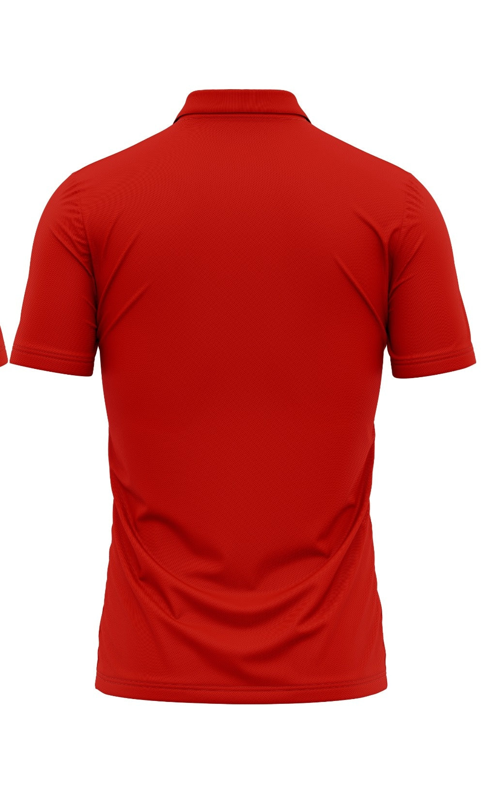 Red Polo Neck Custom Jersey – Name & Team Logo