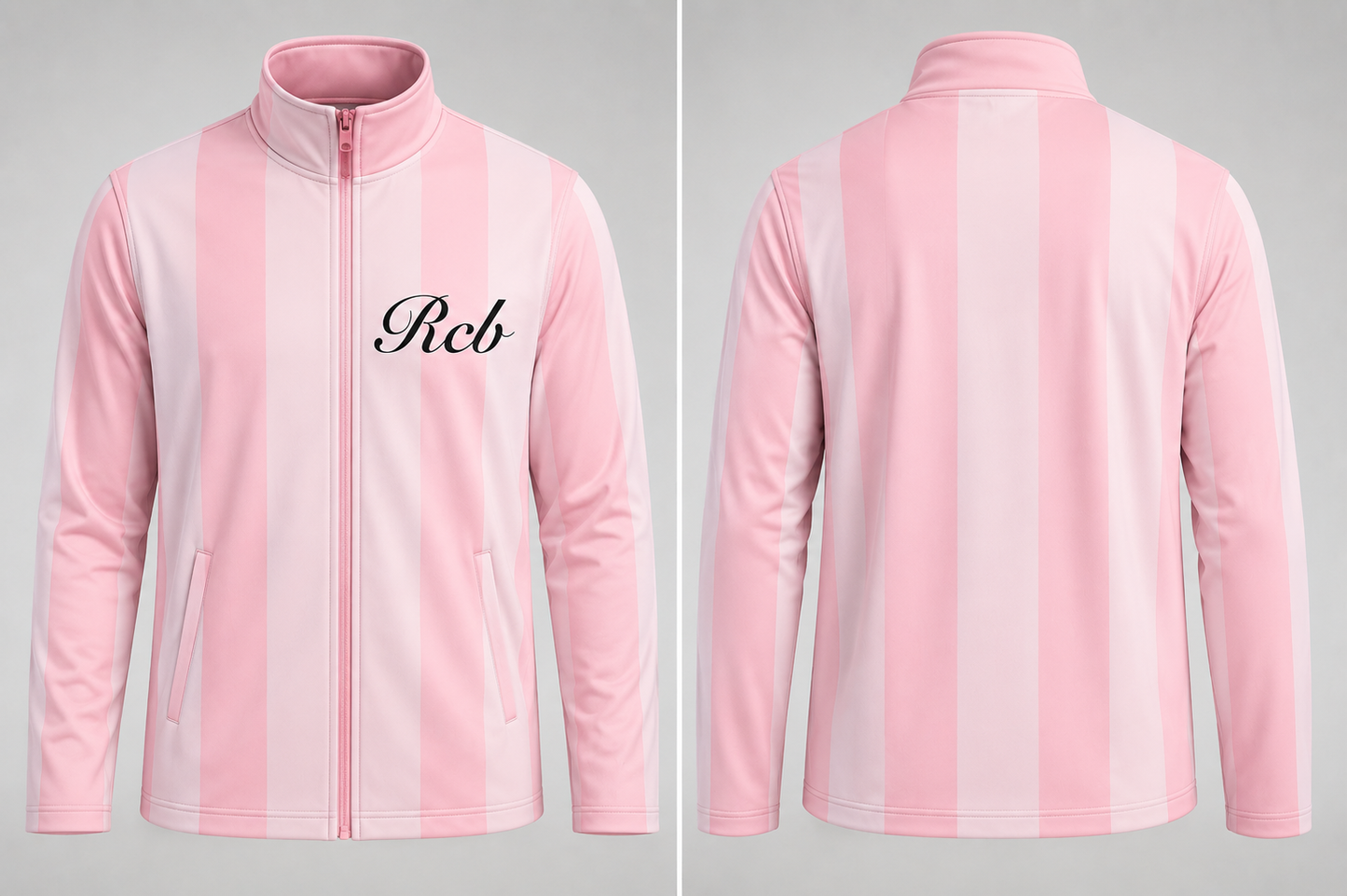 Jerseyjunction Customized RCB Royal challengers Bangalore Jacket design Pink