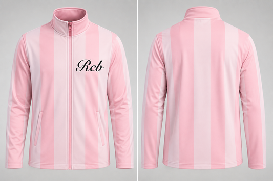 Jerseyjunction Customized RCB Royal challengers Bangalore Jacket design Pink