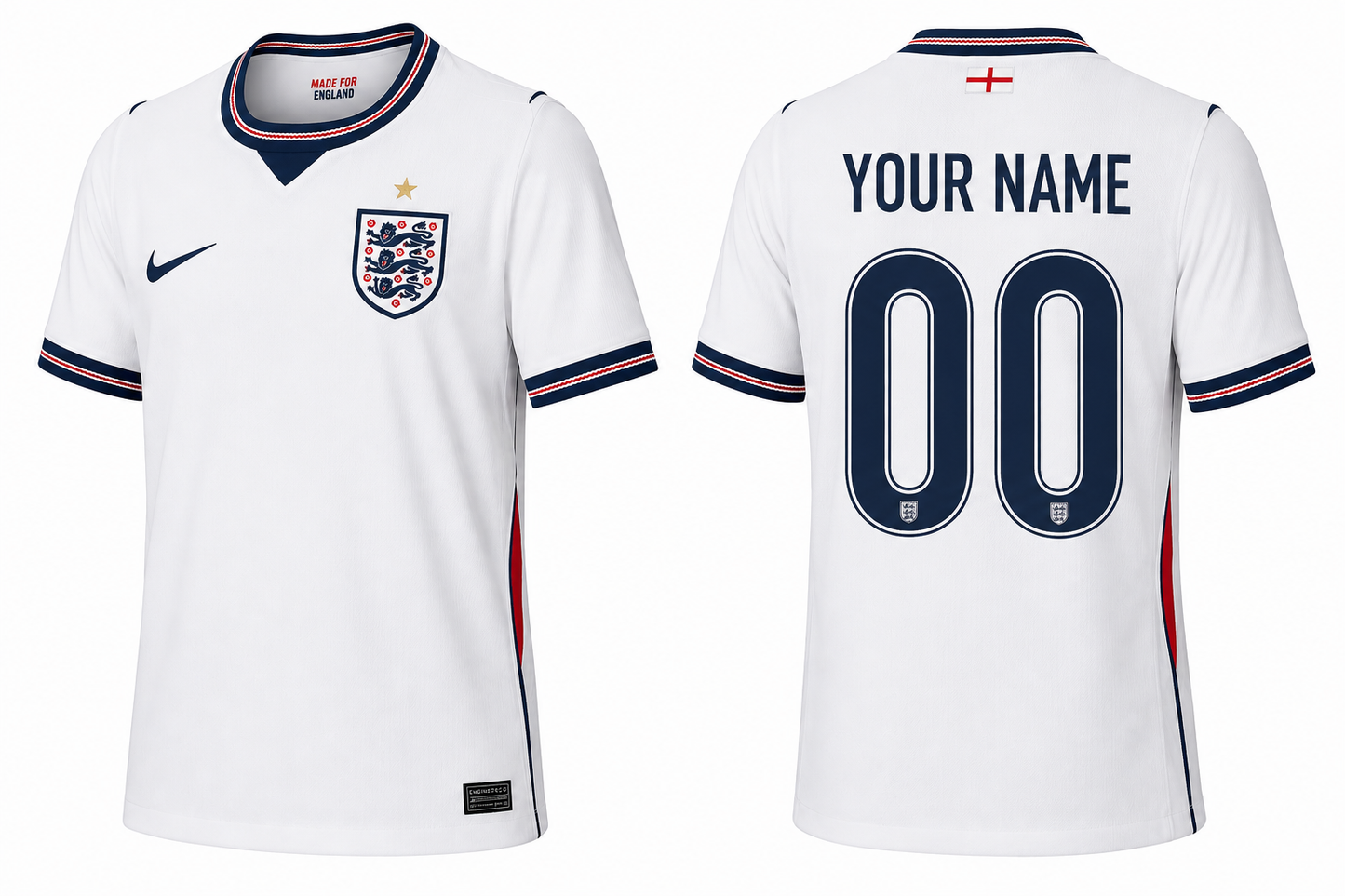 Jerseyjunction England 2026 Home Jersey