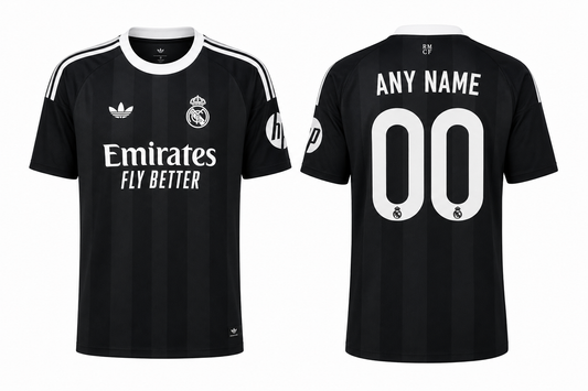 JerseyJunction Real Madrid Black GoalKeeper Jersey 2025-26