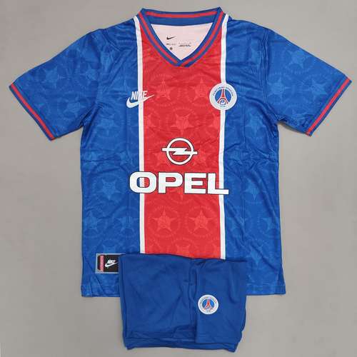 PSG Home 1995-96 Retro Jersey with Shorts