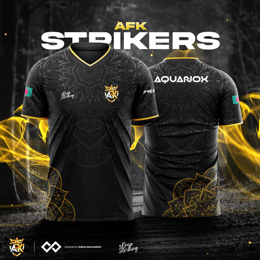 AFK STRIKERS JERSEY Customized Esports Gaming Jerseys – Add Name, Number & Logo