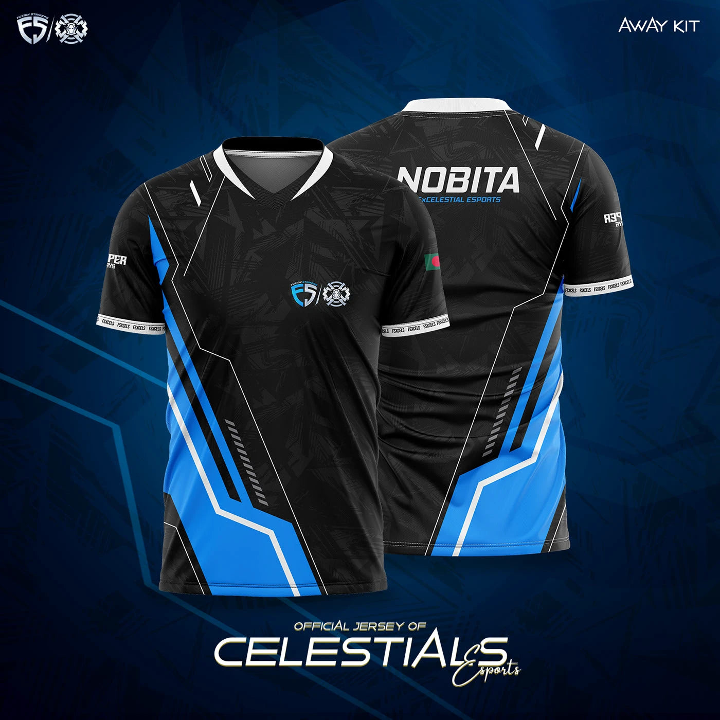 Clestials Customized Esports Gaming Jerseys – Add Name