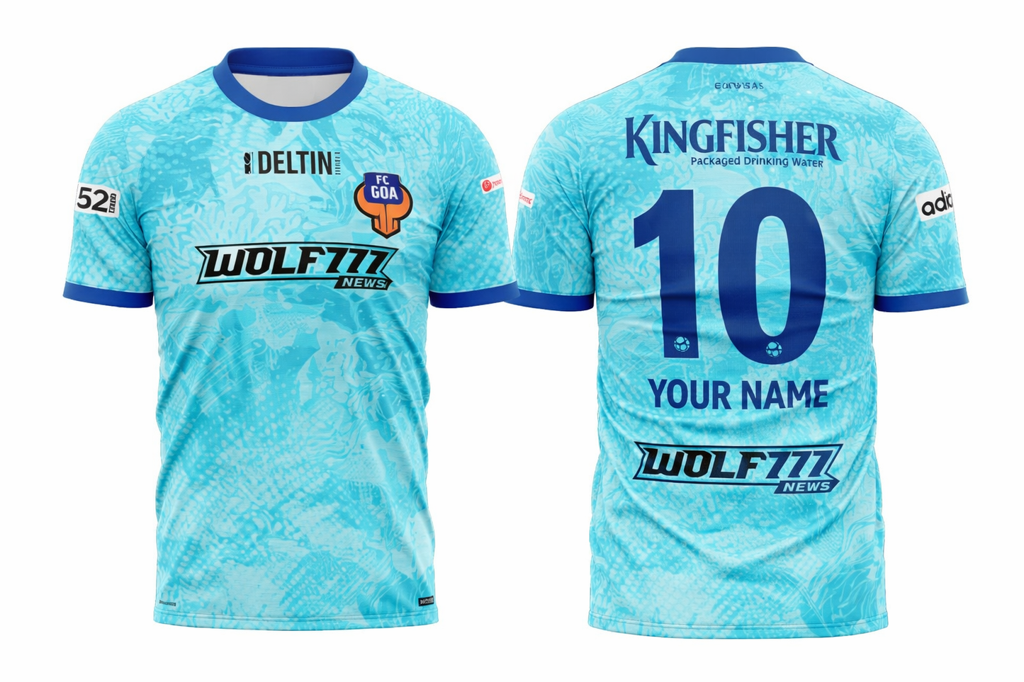 JerseyJuntion Customized Replica FC Goa Away Jersey Replica Youth 2024-25